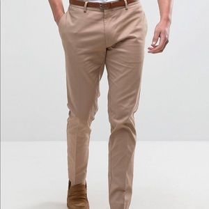 Skinny Smart chino pants in stone